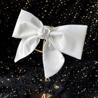 IG Style Sweet Bow Knot Cloth Pearl Hair Clip Birdcage Veils 1 Piece sku image 12