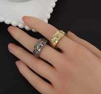 Wholesale Jewelry Casual Simple Style Human Face Alloy Open Rings main image 1