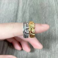 Wholesale Jewelry Casual Simple Style Human Face Alloy Open Rings main image 3