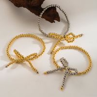Copper 18K Gold Plated Simple Style Classic Style Beaded Patchwork Plating Round Bracelets main image 1