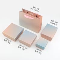 Fashion Gradient Color Paper Valentine'S Day Jewelry Boxes sku image 12