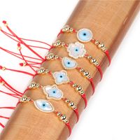 Hot Sale Red Rope Bracelet Fatima Woven Bracelet Cross Border Jewelry Devil Eye Bracelet Wholesale main image 1