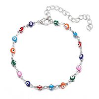 Anklet Jewelry Creative Simple  Seven Color Water Drop Devil's Eye Anklet  Wholesale Nihaojewelry main image 4