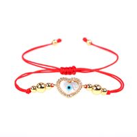 Hot Sale Red Rope Bracelet Fatima Woven Bracelet Cross Border Jewelry Devil Eye Bracelet Wholesale main image 3