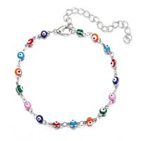 Anklet Jewelry Creative Simple  Seven Color Water Drop Devil's Eye Anklet  Wholesale Nihaojewelry sku image 2