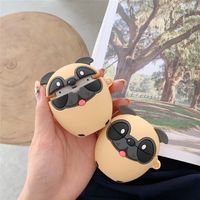 Cartoon Stereo Adorable Dog Big Brother Dog  Airpods1/2 Bluetooth Wireless Headset Protective Cover Drop-resistant Applicable main image 3