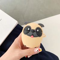 Cartoon Stereo Adorable Dog Big Brother Dog  Airpods1/2 Bluetooth Wireless Headset Protective Cover Drop-resistant Applicable main image 4