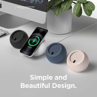 Wireless Charger Silicone Bracket For  12 Mobile Phone Magnetic Suction Wireless Charger Electric Mobile Phone Stand Desktop Charging Base main image 2