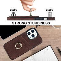 Simple Style Solid Color Pu Leather    Phone Cases main image 5