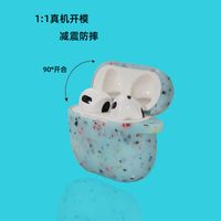 Applicable To Airpods Pro Three-generation Luminous Floral Protective Cover  Bluetooth Headset Silicone Earphone Case Wholesale main image 5