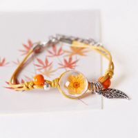 Fashion Flower Ceramics Knitting Women's Bracelets sku image 4