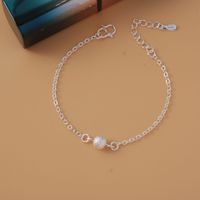 Simple Style Star Dolphin Heart Shape Brass Beaded Silver Plated Bracelets 1 Piece sku image 7