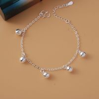 Simple Style Star Dolphin Heart Shape Brass Beaded Silver Plated Bracelets 1 Piece sku image 51