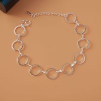 Simple Style Star Dolphin Heart Shape Brass Beaded Silver Plated Bracelets 1 Piece sku image 59