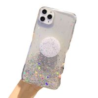 Flash Glitter Epoxy Bracket 12 13 Pro Max Phone Case Female main image 6