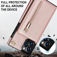 Fashion Solid Color Pu Leather Synthetics   Phone Cases main image 4