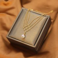 Fashion Heart Shape Butterfly Titanium Steel Plating Inlay Artificial Diamond Pendant Necklace 1 Piece sku image 67