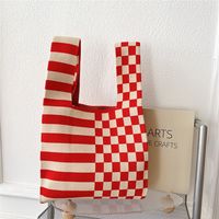 Women's Fashion Houndstooth Polyester Shopping Bags sku image 22