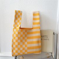 Women's Fashion Houndstooth Polyester Shopping Bags sku image 24