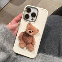 Simple Style Bear French Fries Banana Silica Gel   Phone Cases main image 3