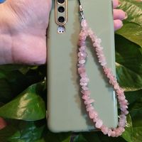 Casual Solid Color Coral Stoving Varnish Mobile Phone Chain main image 3