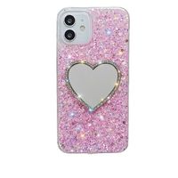 Sweet Heart Shape Tpu Glitter   Phone Accessories main image 6