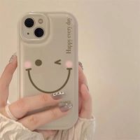 Cute Smiley Face Tpu Beaded   Phone Accessories main image 6