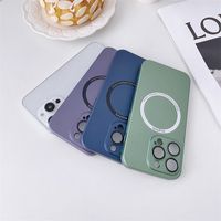 Ins Style Solid Color Plastic   Phone Cases main image 5