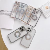 Simple Style Round Tpu Rhinestone   Phone Cases main image 3