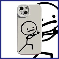 Simple Style Cartoon Character Silica Gel   Phone Cases main image 3