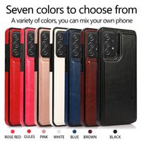 Simple Style Solid Color Tpu Pu Leather    Phone Accessories main image 3