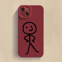 Simple Style Cartoon Character Silica Gel   Phone Cases main image 4