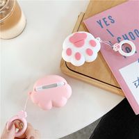 Three-dimensional Cartoon Cat Claw For  Airpods Pro3 Generation Airpods1/2 Generation Footprints Headset Protective Cover main image 4