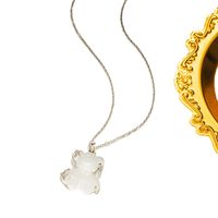 Elegant Lady Little Bear Titanium Steel Pendant Necklace main image 6