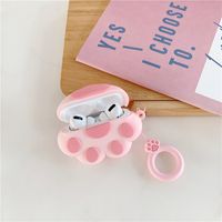 Three-dimensional Cartoon Cat Claw For  Airpods Pro3 Generation Airpods1/2 Generation Footprints Headset Protective Cover main image 5