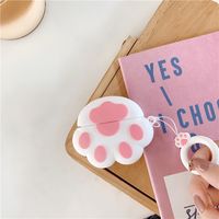 Three-dimensional Cartoon Cat Claw For  Airpods Pro3 Generation Airpods1/2 Generation Footprints Headset Protective Cover sku image 1