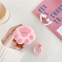 Three-dimensional Cartoon Cat Claw For  Airpods Pro3 Generation Airpods1/2 Generation Footprints Headset Protective Cover sku image 4