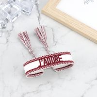 Estilo Simple Letra Poliéster Tejido De Punto Mujeres Pulsera sku image 17