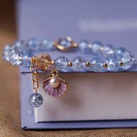 Wholesale Jewelry Cartoon Style Shell Artificial Crystal Beaded Bracelets sku image 6