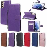 Simple Style Solid Color Pc Pu Leather     Phone Cases main image 1