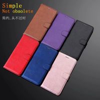 Simple Style Solid Color Pc Pu Leather     Phone Cases main image 3