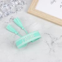 Estilo Simple Letra Poliéster Tejido De Punto Mujeres Pulsera sku image 46