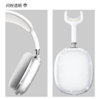 Applicable Airpods Max Protective Case  Head-mounted Transparent Ear Cap Earphone Sleeves High Transparent Earmuffs Earphone Case sku image 7