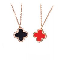 Simple Style Four Leaf Clover Flower Stainless Steel Plating Inlay Agate 18k Gold Plated Bracelets Earrings Necklace main image 6