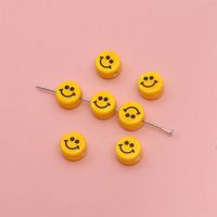 1 Piece Cute Smiley Face Ceramics Jewelry Accessories sku image 7