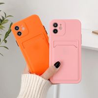 Simple Style Solid Color Silica Gel   Phone Cases main image 1