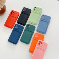 Simple Style Solid Color Silica Gel   Phone Cases main image 3