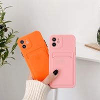 Simple Style Solid Color Silica Gel   Phone Cases main image 4