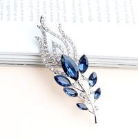 Shiny Tree Flower Alloy Inlay Zircon Women's Brooches sku image 1