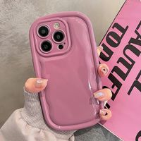 Fashion Solid Color Rubber   Phone Cases main image 1